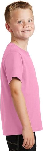 Port & Company Boys '54 Oz 100 ٪ Cotton T Shirt in Kuwait