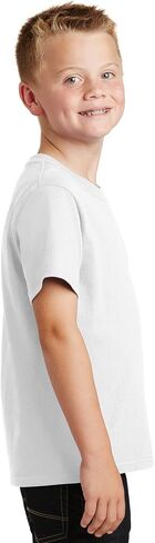 Port & Company Boys '54 Oz 100 ٪ Cotton T Shirt in Kuwait