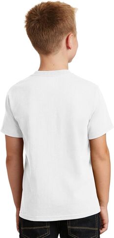 Port & Company Boys '54 Oz 100 ٪ Cotton T Shirt in Kuwait
