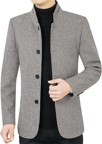 Men's Suit Jacket Casual Button Slim Fit Sport Coat Business Daily Blazer in Saudi Arabia