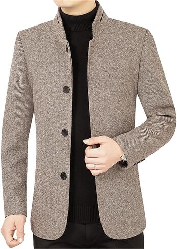 Men's Suit Jacket Casual Button Slim Fit Sport Coat Business Daily Blazer in Kuwait