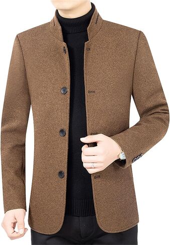 Men's Suit Jacket Casual Button Slim Fit Sport Coat Business Daily Blazer in Saudi Arabia