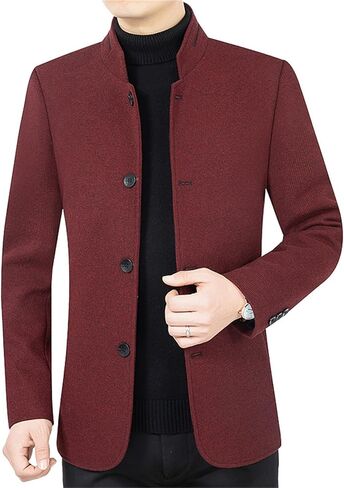 Men's Suit Jacket Casual Button Slim Fit Sport Coat Business Daily Blazer in Saudi Arabia