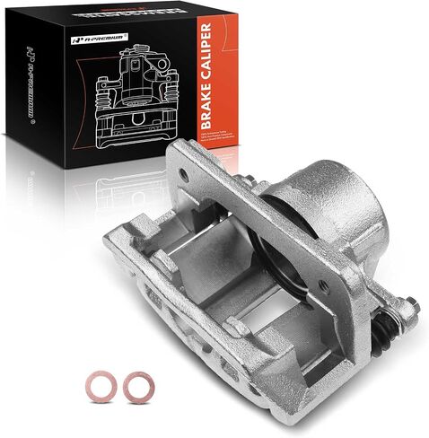 A-Premium Disc-Disciper Assembly مع قوس متوافق مع نماذج Select Ford و Lincoln و Mercury-Sable 2001 ، Taurus 2001-2007 ، Continental 2002 ، Sable 2001-2005-جانب السائق الأيسر الأمامي in Saudi Arabia