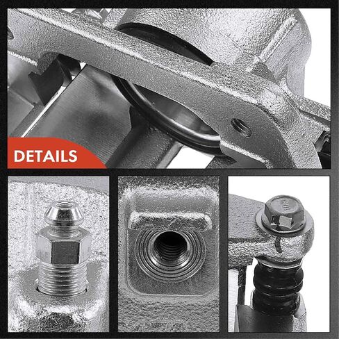 A-Premium Disc-Disciper Assembly مع قوس متوافق مع نماذج Select Ford و Lincoln و Mercury-Sable 2001 ، Taurus 2001-2007 ، Continental 2002 ، Sable 2001-2005-جانب السائق الأيسر الأمامي in Saudi Arabia