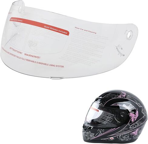 TCMT Clear Replacement Motorcycle Scooter Flip Up Full Face Helmet Visor Shield For TCMT Adult Full Face Helmet Anti-fog treatment Anti-UV treatment Anti-scratch treatment in Saudi Arabia