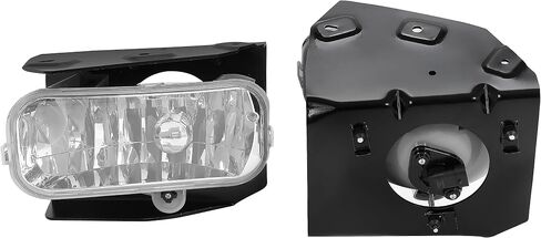 KUAFU Pair Fog Light Compatible with 1999-2004 Ford F-150 F-250 Expedition Heritage Replacement for FO2591105 Left & Right w/Halogen Bulbs Fog Lamp - Clear Lens in Saudi Arabia