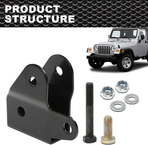 Front Track Bar Drop Bracket Compatible with Jeep Wrangler TJ 1997-2006/Compatible with Cherokee 1984-2001/ Compatible with Grand Cherokee ZJ 1993-1998 in Saudi Arabia