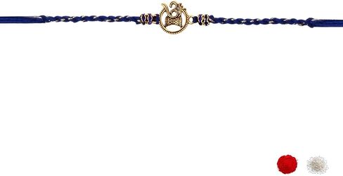I Jewels OM Design Rakhi With Rakshabandhan Card for Men/Bro/Brother (R331G-Bl-Br) (Pack of 3) in Saudi Arabia