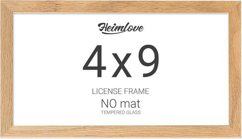13x16 Picture Frames Oak Wood,13 x 16 Photos Frame with Tempered Glass,Wall Gallery Poster Frame with No Mat,Horizontal and Vertical for Wall Mounting,Home Office Decoration,Natural Oak Color in Saudi Arabia