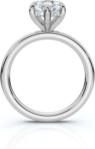 1 CT Moissanite Engagement Ring 10K 14K 18K Solid Gold & 925 Sterling Silver Hidden Halo Moissanite Ring For Women in Saudi Arabia
