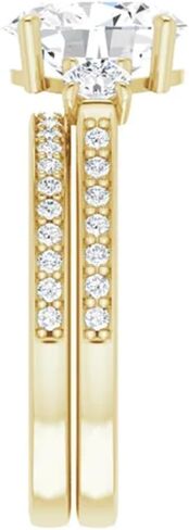 10K الصلبة الصلبة الذهب يدويًا خواتم الخطبة 1CT-3CT OVAL CUT MOISSANITE DAIMOND SOLITAIRE WEDENT/BRIDAL RIN in Kuwait