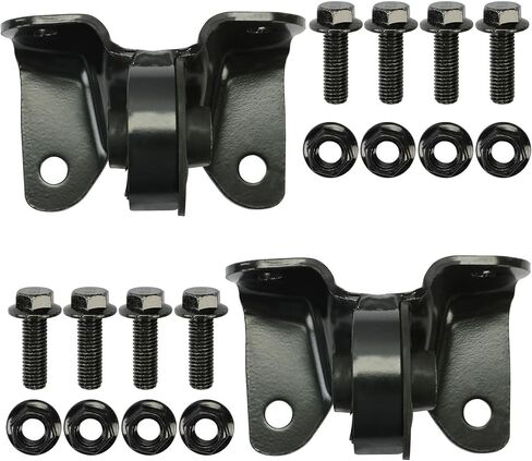 2x الفولاذ ، شريط التواء الصلب Crossmember Mount Front Mounting Front For For Silverado 1500 99-06 ، لـ Silverado 1500/1500HD Classic 07 ، لـ Silverado 1500HD 01-03 05-06 ، لـ Sierra 1500 99-06 in Kuwait