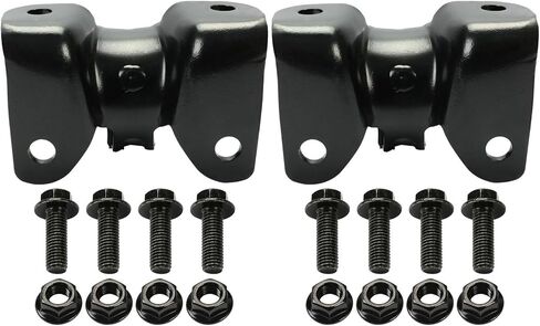 2x الفولاذ ، شريط التواء الصلب Crossmember Mount Front Mounting Front For For Silverado 1500 99-06 ، لـ Silverado 1500/1500HD Classic 07 ، لـ Silverado 1500HD 01-03 05-06 ، لـ Sierra 1500 99-06 in Kuwait