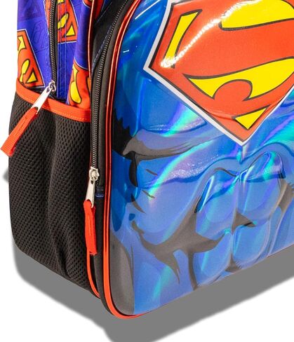 Fast Forward Superman Backpack for Kids - 16 "Bookbag for Boys ، Girls | طفل سفر صغير ، حقيبة الظهر المدرسية ، حقيبة الكتب الخارقة للأطفال | Ages 3+ in Kuwait