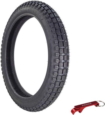 إطارات Kenda Small Block K262 من نوع Tube (TT) للدراجات الصغيرة في الشوارع والدراجات ، ودراجات التراب ، والدراجات البخارية-على الطرق الوعرة والأداء على الطريق مع سلسلة المفاتيح in Saudi Arabia