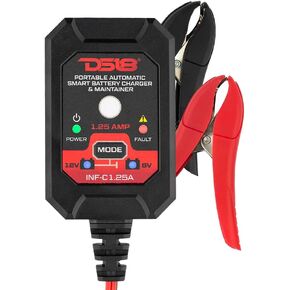 DS18 INF-C1.25A 1.25A شاحن بطارية ذكي للسيارة ، شاحن السيارات 6V و 12 فولت ، مشرف بطارية محمولة ، شاحن ذكي تلقائي لبطاريات سيارة AGM in Kuwait