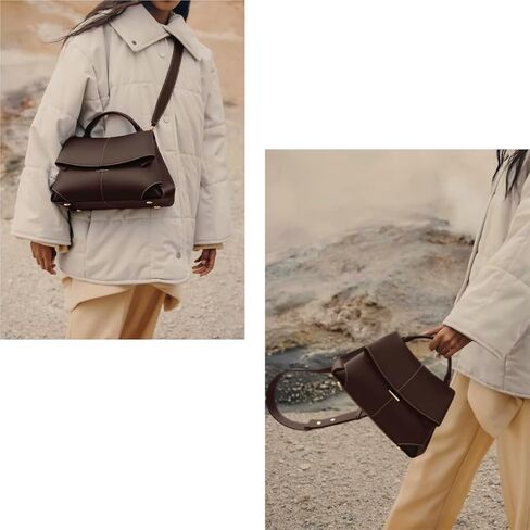 حقائب اليد الفاخرة للنساء جلدية حقيبة وأكياس مصممة المقبض الأعلى in Kuwait