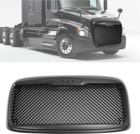الشبكة العلوية الأمامية Kuafu متوافقة مع 2000-2016 Freightliner Columbia Pumper Grill W/Bug Screen Steel+Plastic Slopery in Saudi Arabia