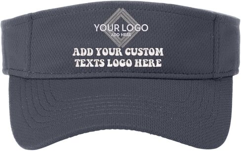 INK STITCH Stc27 Unisex Custom Embroidery Add Logo Texts Mesh Visor Caps in Kuwait