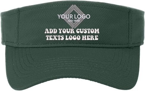 INK STITCH Stc27 Unisex Custom Embroidery Add Logo Texts Mesh Visor Caps in Kuwait