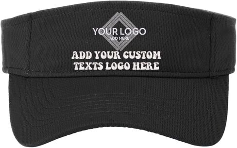 INK STITCH Stc27 Unisex Custom Embroidery Add Logo Texts Mesh Visor Caps in Kuwait