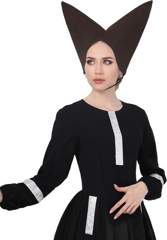 Furphi Medieval Escoffion Hat في أواخر العصور الوسطى في المرحلة الوسطى. in Kuwait