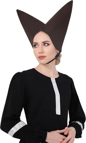 Furphi Medieval Escoffion Hat في أواخر العصور الوسطى في المرحلة الوسطى. in Kuwait