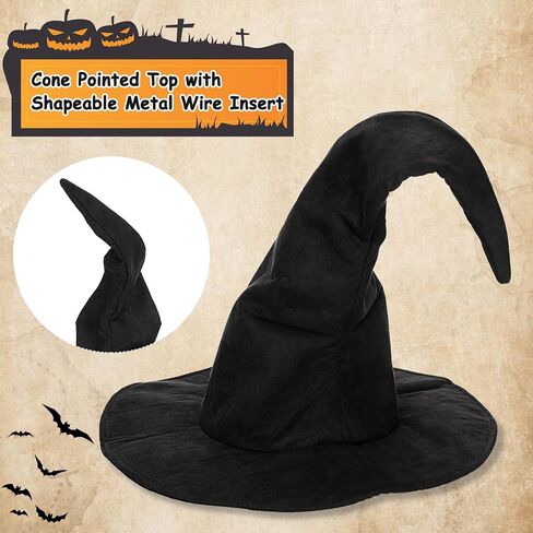 Wizard Hat Adult Halloween Witch Hat Witch Costume Accessories in Saudi Arabia