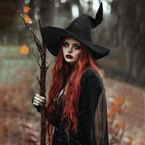Wizard Hat Adult Halloween Witch Hat Witch Costume Accessories in Saudi Arabia