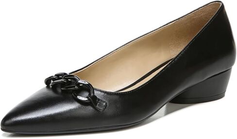 Naturalizer Womens Becca Pointed Toe Low Heel Flats Chocolate Brown Leather 12 W in Kuwait