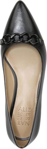 Naturalizer Womens Becca Pointed Toe Low Heel Flats Chocolate Brown Leather 12 W in Kuwait