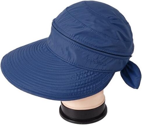 2-in-1 Women’s Sun Visor Sun Hat Zipper Off Ponytail Friendly, Lightweight Quick Dry, Summer UV Protection in Kuwait