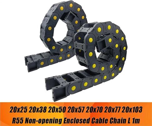 R55 20x25 20x38 20x50 20x57 20x70 20x77 20x103mm نايلون موشين كابل سلسلة السحب غير فتح (20x50 مم_ in Saudi Arabia