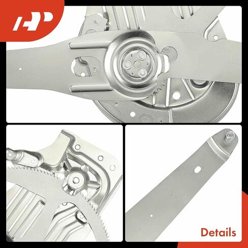 A-Premium Electric Power Window Regulator Without Motor Compatible with Volvo S80 1999-2006, Front Right Passenger Side in Saudi Arabia