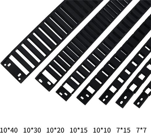 سلسلة سحب الكابل 7x7 10x10 10x15 10x20 10x30 10x40 1M ناقل الحركة الأسلاك مع موصل لنقن CNC ثلاثي الأبعاد (7x7mm) in Saudi Arabia
