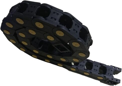 Transmission Chains 25 * 50 mm 1M Plastic Towline Drag Chain Machine L1000mm for CNC Router Tools 25mm*50mm(100mm,D Type 25X50_40X67 MM) in Saudi Arabia