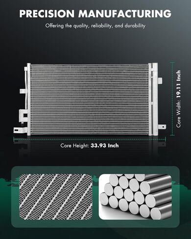 SCITOO 4759 Air Conditioning A/C Condenser Compatible for 2015-2021 for Buick for Encore 1.4L 2016-2021 for Chevrolet for Trax 1.4L 2016-2020 for Chevrolet for Trax 1.8L in Saudi Arabia