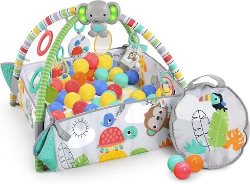 Bright Starts Grip & Kick Oball Activity Gym, Soccer Theme with Easy-Grasp Baby Toys, Unisex, Newborn+ in Kuwait