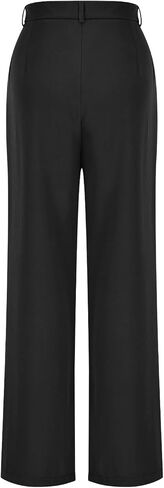 Wide Leg Stretchy Work Pants Slacks for Women High Waist Palazzo Pants Business Casual Trousers Loose Work Office in Saudi Arabia