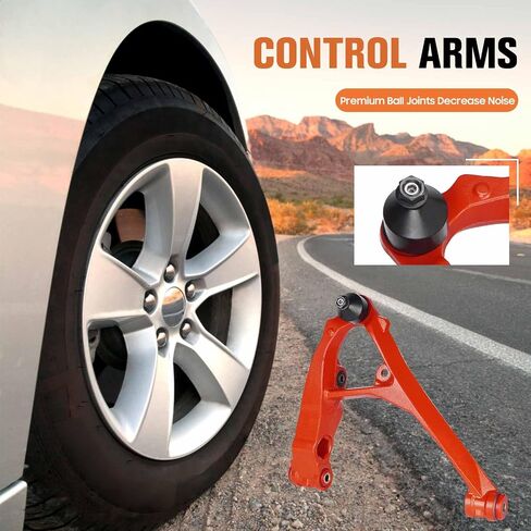Front Lower Control Arm Kit 4WD for Chevy Silverado Suburban GMC Sierra 1500 1999-2006, Avalanche 1500 Cadillac Escalade 2002-2006, Yukon Suburban 1500 Tahoe 2000-2006 in Saudi Arabia