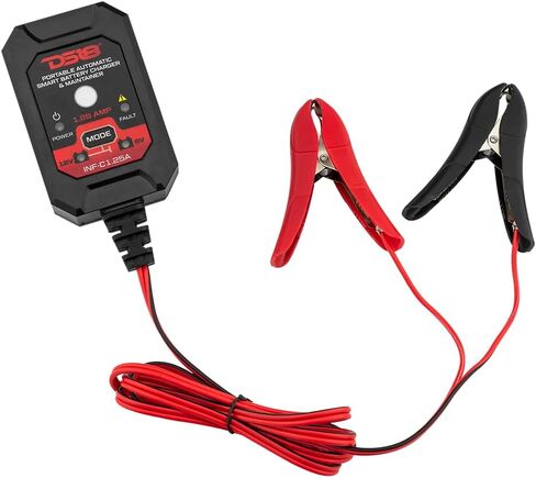 DS18 INF-C1.25A 1.25A شاحن بطارية ذكي للسيارة ، شاحن السيارات 6V و 12 فولت ، مشرف بطارية محمولة ، شاحن ذكي تلقائي لبطاريات سيارة AGM in Kuwait