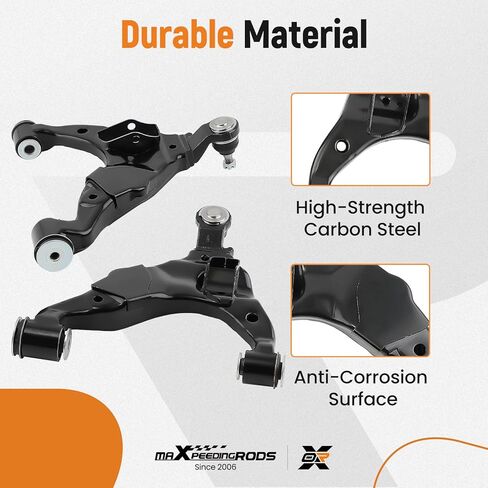 maXpeedingrods 4Pcs Front Lower Upper Control Arms Kit w/Ball Joints Assembly for Toyota Tacoma Base/Pre Runner/TRD Pro 2005-2015 in Saudi Arabia