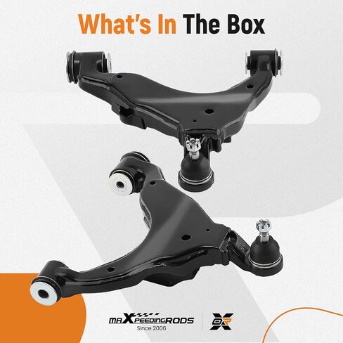 maXpeedingrods 4Pcs Front Lower Upper Control Arms Kit w/Ball Joints Assembly for Toyota Tacoma Base/Pre Runner/TRD Pro 2005-2015 in Saudi Arabia