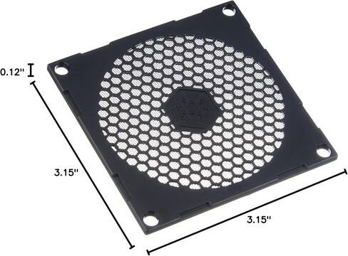 SilverStone Technology FF145 Ultra-fine 140mm x 2 Magnetic Fan Filter, SST-FF145B in Saudi Arabia