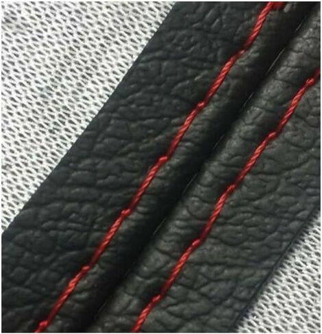 Automatic & E Brake Boot Cover Grs Red Stitch Synthetic Leather for Subaru for BRZ 13-20,for Toyota 86 17-20 Center Floor Insert-Attachment Method (Cover Solely, No Hardware Included) in Saudi Arabia
