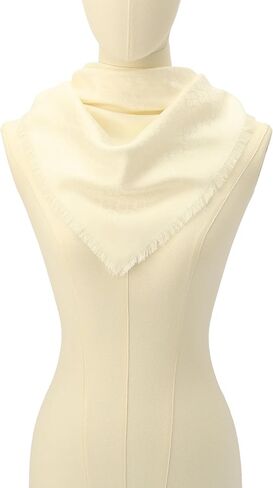 kate spade new york womens Spade Flower Yarndye Square Scarf, Stylish & Lightweight Fashion Accessory in Saudi Arabia
