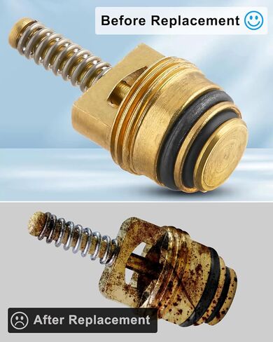 M10 Brass AC Valve Core Fit for BAS03009 MT0065 59356 Ford 4L3Z19D701A GM 10245619 Chrysler 4882331, Compatible with 134A and R12 Systems, 25PCS in Saudi Arabia