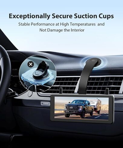 AUTO-VOX T3 Bendable Car Mount for Backup Camera: Safe View, 360° Flexible Adjust Monitor, 2 Min Easy Install,Strong Adhesion, No Trace Left, Fits Solar 3A Plus / S4B / Solar5 / WF1 Screen in Saudi Arabia