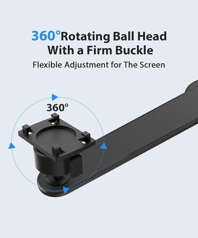 AUTO-VOX T3 Bendable Car Mount for Backup Camera: Safe View, 360° Flexible Adjust Monitor, 2 Min Easy Install,Strong Adhesion, No Trace Left, Fits Solar 3A Plus / S4B / Solar5 / WF1 Screen in Saudi Arabia